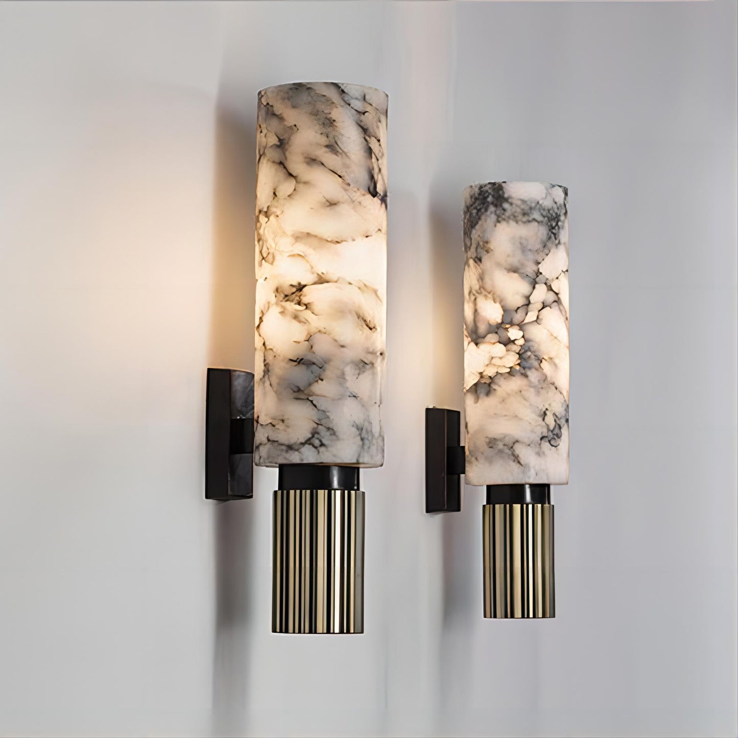 Torch Alabaster Wall Lamp