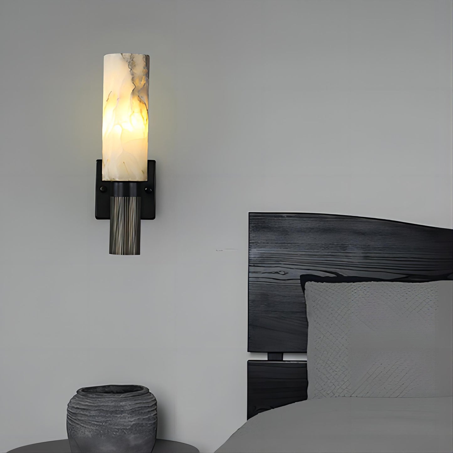 Torch Alabaster Wall Lamp