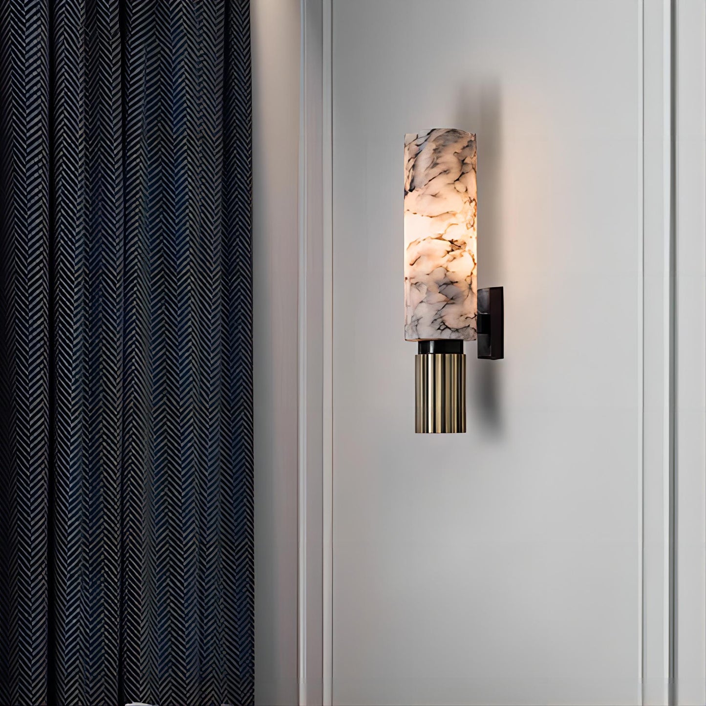 Torch Alabaster Wall Lamp