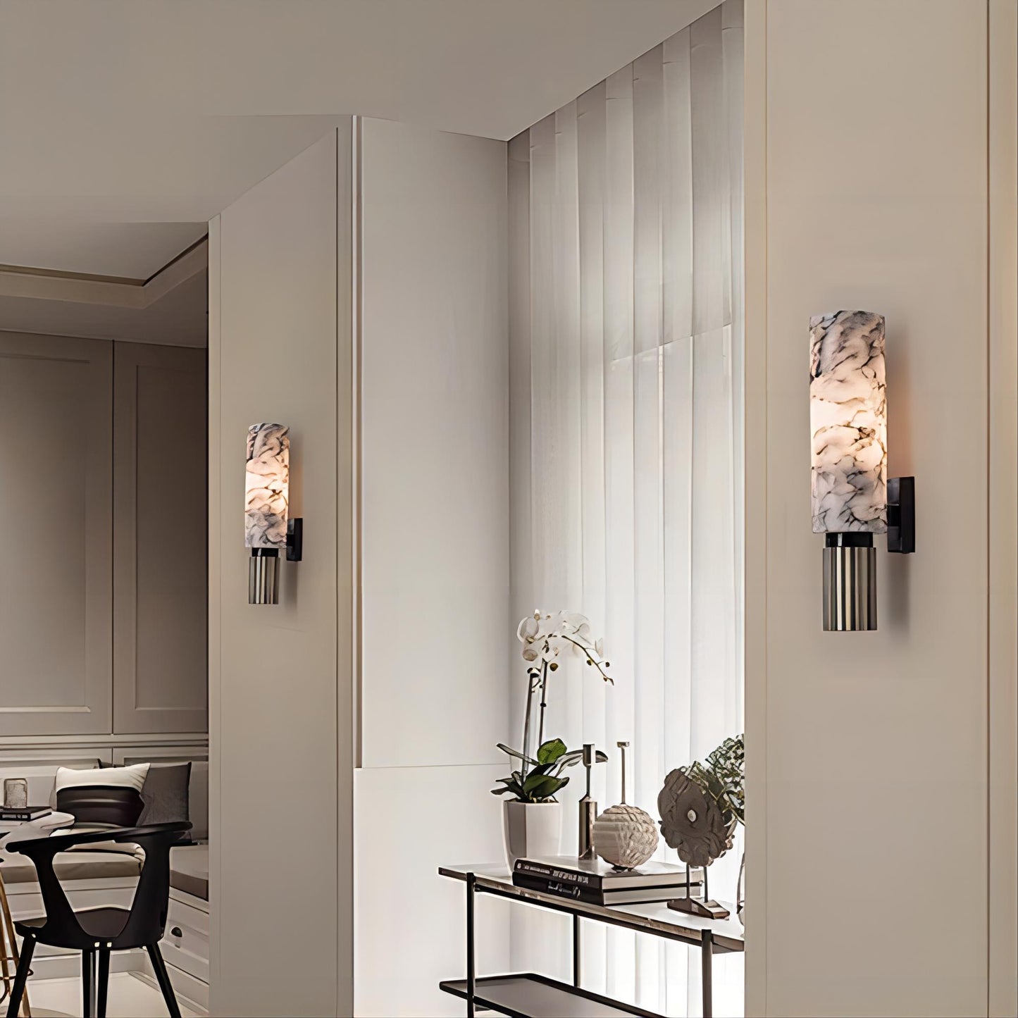 Torch Alabaster Wall Lamp