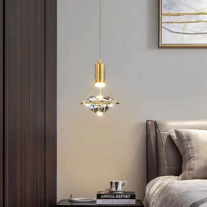 Crystal Diamond Exterior Chandelier