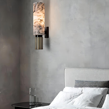 Torch Alabaster Wall Lamp