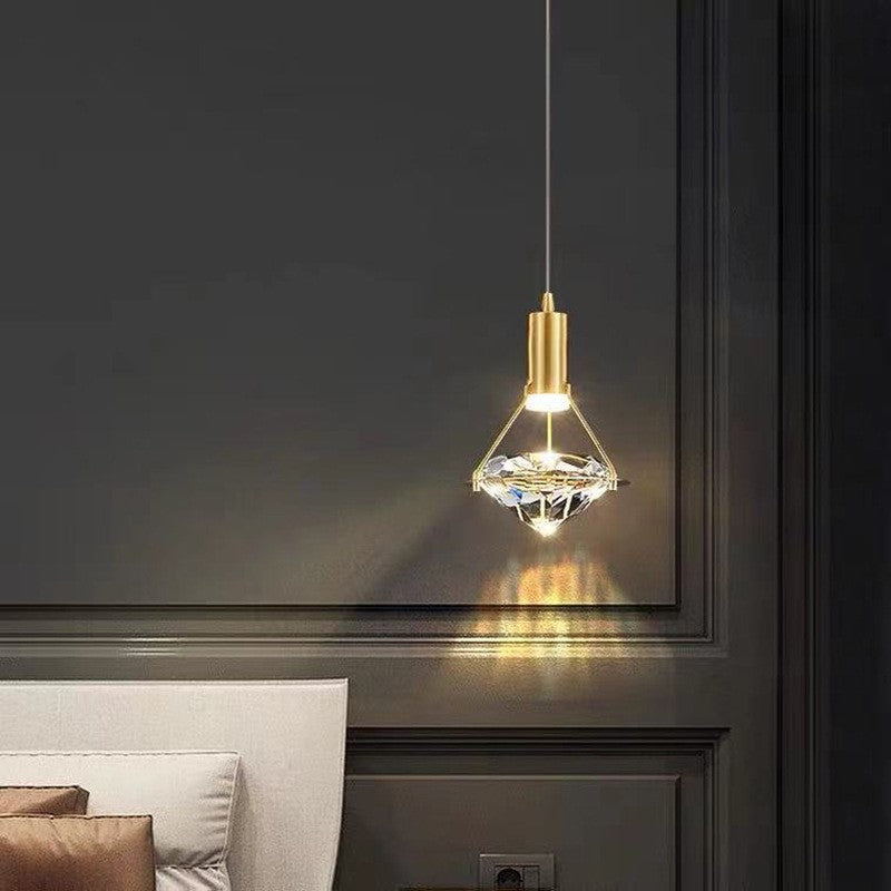 Crystal Diamond Exterior Chandelier